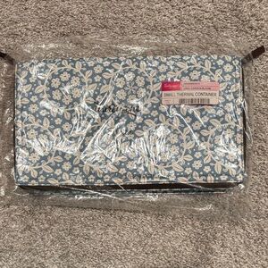 Thirty-One Blue and White Floral Thermal Container